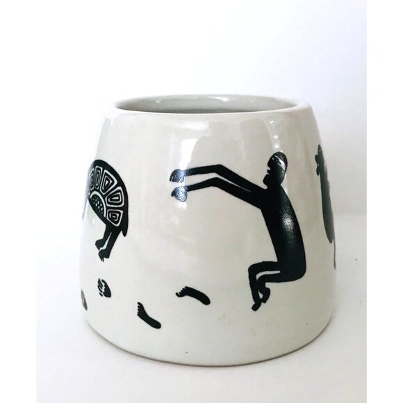 1998 Treasure Chest New Mexico Ceramic Mug Southwest Animals Dancing Vintage - Picture 4 of 11